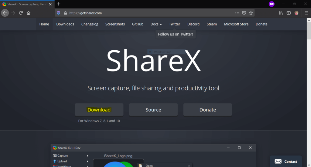 Sharex download